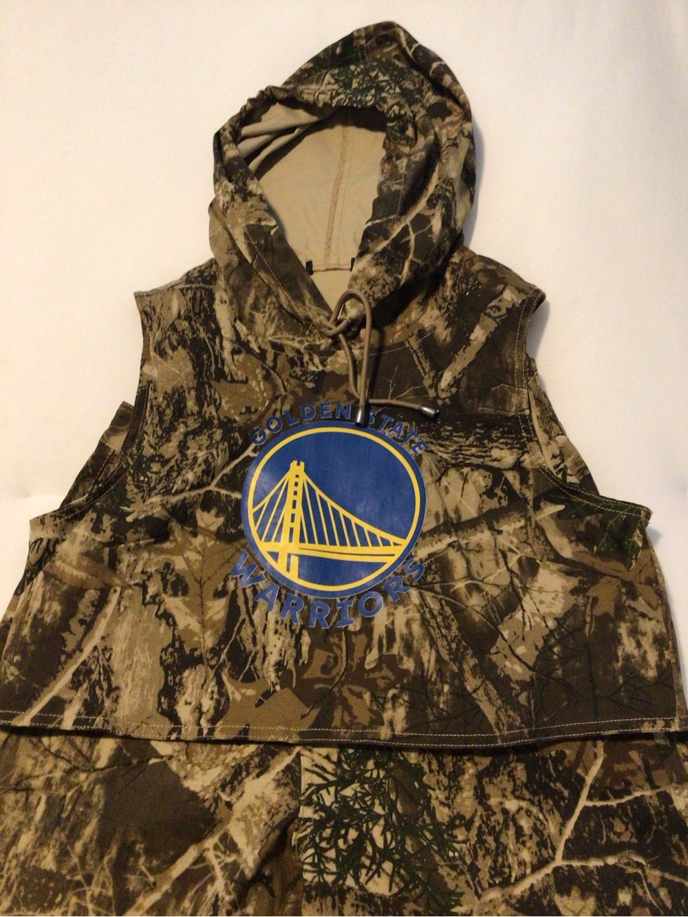 Golden state warriors vest and pants camo